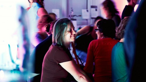 Wer bin ich? Menschenmenge